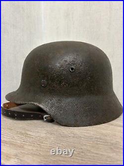 Helmet german original nice helmet M35 size 64 without restoration WW2 WWII Helmet german original nice helmet M35 size 64 without restoration WW2 WWII