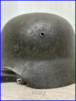 Helmet german original nice helmet M35 size 64 without restoration WW2 WWII Helmet german original nice helmet M35 size 64 without restoration WW2 WWII