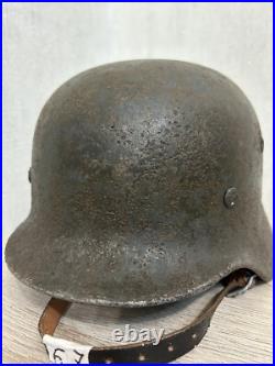 Helmet german original nice helmet M35 size 64 without restoration WW2 WWII Helmet german original nice helmet M35 size 64 without restoration WW2 WWII