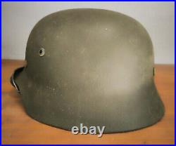 Helmet german original nice helmet M35 size 66 have a number WW2 WWII