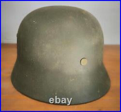 Helmet german original nice helmet M35 size 66 have a number WW2 WWII