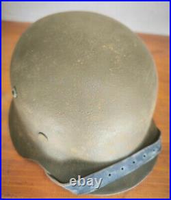 Helmet german original nice helmet M35 size 66 have a number WW2 WWII