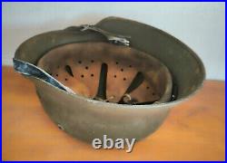 Helmet german original nice helmet M35 size 66 have a number WW2 WWII