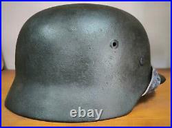 Helmet german original nice helmet M35 size 68 original WW2 WWII