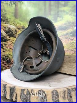 Helmet german original nice helmet M35 size 68 original WW2 WWII Big Size Rare Helmet german original nice helmet M35 size 68 original WW2 WWII Big Size Rare