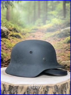 Helmet german original nice helmet M35 size 68 original WW2 WWII Big Size Rare