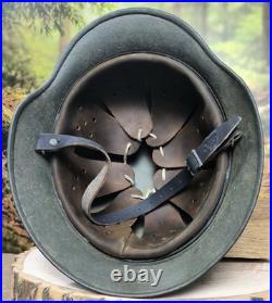 Helmet german original nice helmet M35 size 68 original WW2 WWII Big Size Rare
