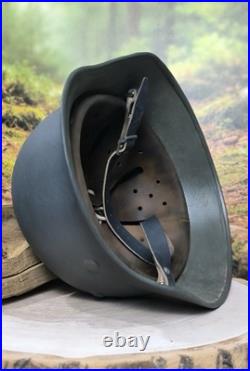 Helmet german original nice helmet M35 size 68 original WW2 WWII Big Size Rare