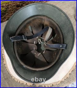 Helmet german original nice helmet M35 size 68 original WW2 WWII Big Size Rare