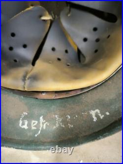 Helmet german original nice helmet M40 original WW2 WWII size 64 Helmet german original nice helmet M40 original WW2 WWII size 64