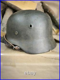 Helmet german original nice helmet M40 original WW2 WWII size 64