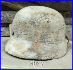 Helmet german original nice helmet M40 original WW2 WWII size 64 Helmet german original nice helmet M40 original WW2 WWII size 64