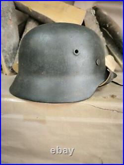 Helmet german original nice helmet M40 original WW2 WWII size 64