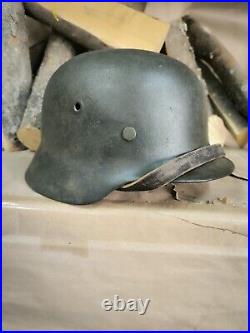 Helmet german original nice helmet M40 original WW2 WWII size 64