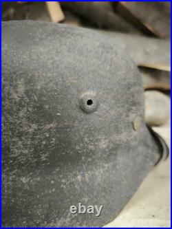 Helmet german original nice helmet M40 original WW2 WWII size 64 Free Shipping