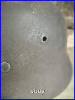 Helmet german original nice helmet M40 original WW2 WWII size 64 Free Shipping