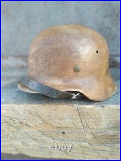 Helmet german original nice helmet M40 original WW2 WWII size 64 Free Shipping Helmet german original nice helmet M40 original WW2 WWII size 64 Free Shipping
