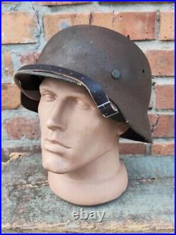Helmet german original nice helmet M40 original WW2 WWII size 64 Free Shipping Helmet german original nice helmet M40 original WW2 WWII size 64 Free Shipping