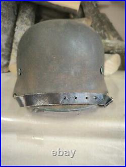 Helmet german original nice helmet M40 original WW2 WWII size 64 Free Shipping