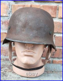 Helmet german original nice helmet M40 original WW2 WWII size 64 Free Shipping
