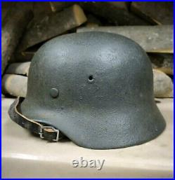 Helmet german original nice helmet M40 original WW2 WWII size 64 Free Shipping