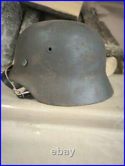 Helmet german original nice helmet M40 original WW2 WWII size 64 Free Shipping