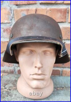Helmet german original nice helmet M40 original WW2 WWII size 64 Free Shipping
