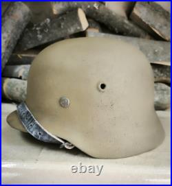 Helmet german original nice helmet M40 original WW2 WWII size 64 Free Shipping Helmet german original nice helmet M40 original WW2 WWII size 64 Free Shipping