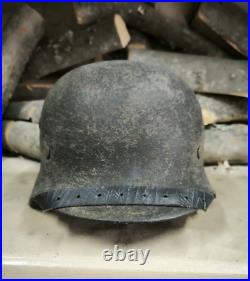 Helmet german original nice helmet M40 original WW2 WWII size 64 Free Shipping