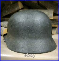 Helmet german original nice helmet M40 original WW2 WWII size 64 Free Shipping