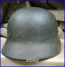 Helmet german original nice helmet M40 original WW2 WWII size 64 Free Shipping