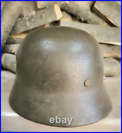 Helmet german original nice helmet M40 original WW2 WWII size 64 Free Shipping