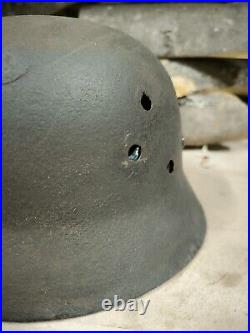 Helmet german original nice helmet M40 original WW2 WWII size 64 Free Shipping Helmet german original nice helmet M40 original WW2 WWII size 64 Free Shipping