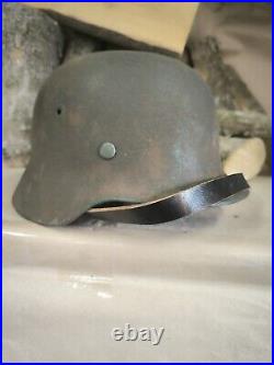 Helmet german original nice helmet M40 original WW2 WWII size 64 Free Shipping