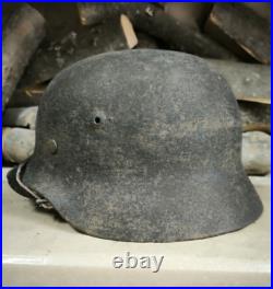 Helmet german original nice helmet M40 original WW2 WWII size 64 Free Shipping
