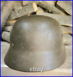 Helmet german original nice helmet M40 original WW2 WWII size 64 Free Shipping