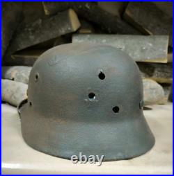 Helmet german original nice helmet M40 original WW2 WWII size 64 Free Shipping Helmet german original nice helmet M40 original WW2 WWII size 64 Free Shipping