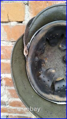 Helmet german original nice helmet M40 original WW2 WWII size 64 Free Shipping Helmet german original nice helmet M40 original WW2 WWII size 64 Free Shipping