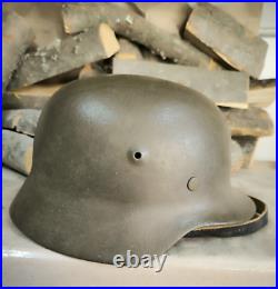 Helmet german original nice helmet M40 original WW2 WWII size 64 Free Shipping