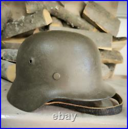 Helmet german original nice helmet M40 original WW2 WWII size 64 Free Shipping