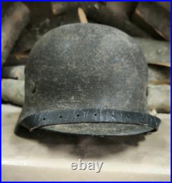 Helmet german original nice helmet M40 original WW2 WWII size 64 Free Shipping