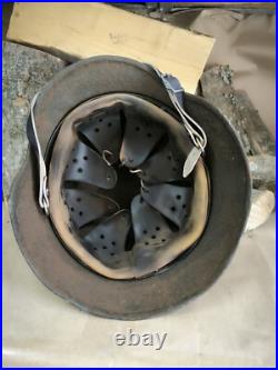 Helmet german original nice helmet M40 original WW2 WWII size 66 Free Shipping