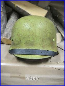 Helmet german original nice helmet M40 original WW2 WWII size 66 Free Shipping