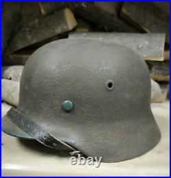 Helmet german original nice helmet M40 original WW2 WWII size 66 Free Shipping Helmet german original nice helmet M40 original WW2 WWII size 66 Free Shipping