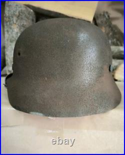 Helmet german original nice helmet M40 original WW2 WWII size 66 Free Shipping Helmet german original nice helmet M40 original WW2 WWII size 66 Free Shipping