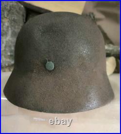Helmet german original nice helmet M40 original WW2 WWII size 66 Free Shipping Helmet german original nice helmet M40 original WW2 WWII size 66 Free Shipping
