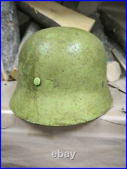 Helmet german original nice helmet M40 original WW2 WWII size 66 Free Shipping