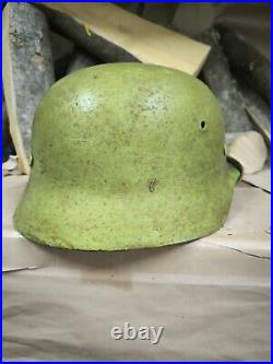 Helmet german original nice helmet M40 original WW2 WWII size 66 Free Shipping