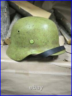 Helmet german original nice helmet M40 original WW2 WWII size 66 Free Shipping