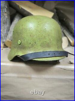 Helmet german original nice helmet M40 original WW2 WWII size 66 Free Shipping